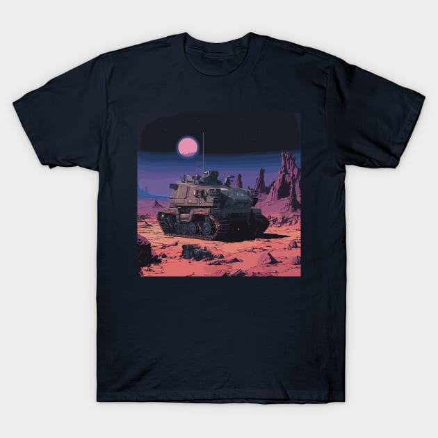 Mars Rover K3 T-Shirt by Ray Crimson